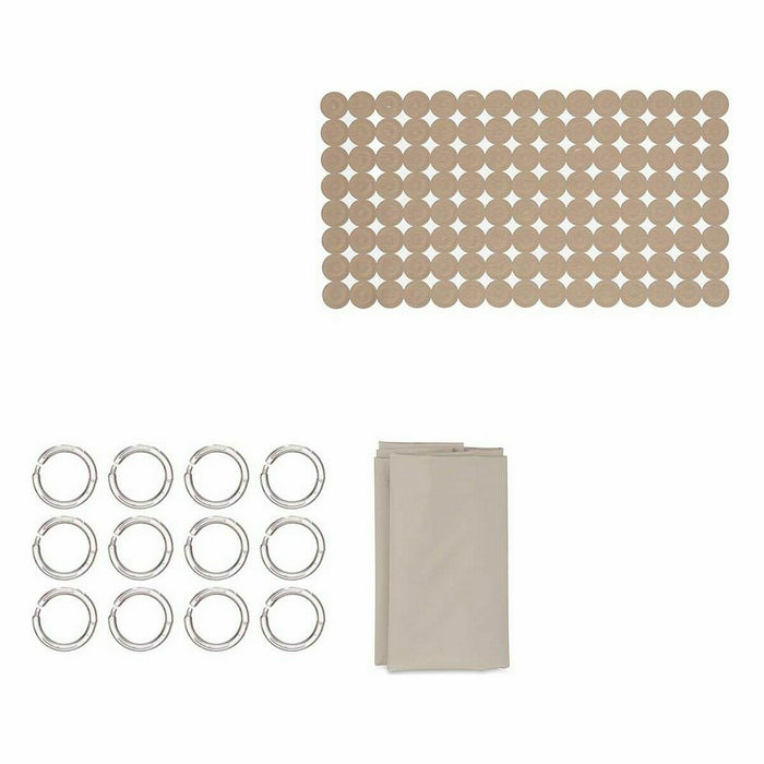 Комплект за Баня Berilo CN-B6032A-BEIGE CN-B6032A-BEIGE Бежов PVC полиетилен EVA 28,5 x 43 x 6 cm (12 броя)