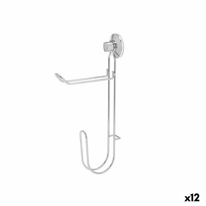 Поставка за Тоалетна Хартия Berilo CN-W7741-15 CN-W7741-15 Метал Стомана ABS 3 x 32 x 15 cm Двоен (12 броя)