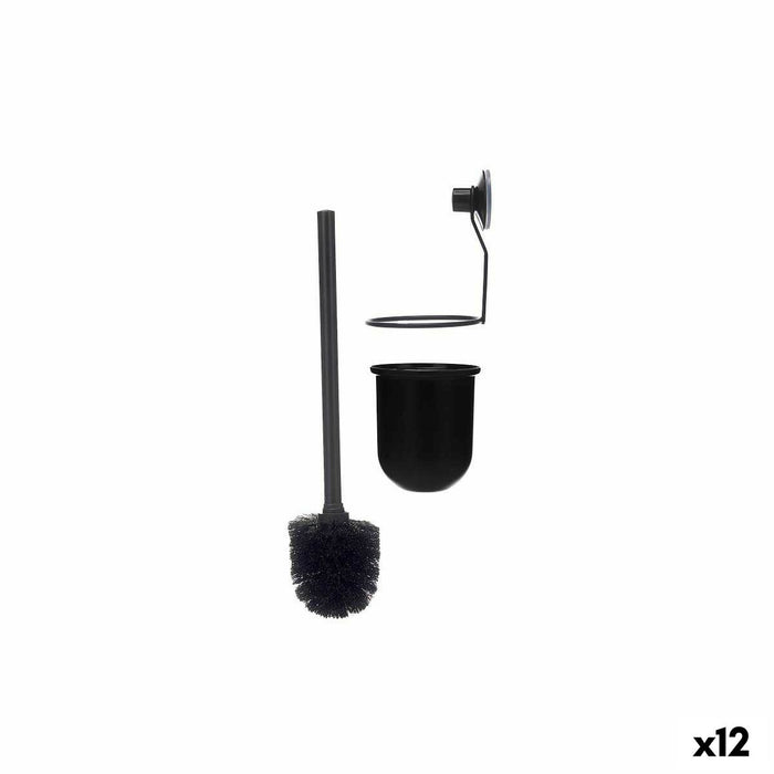 Четка за Баня Berilo CN-W3100-15 CN-W3100-15 Черен Стомана ABS 10 x 36 x 10 cm (12 броя)