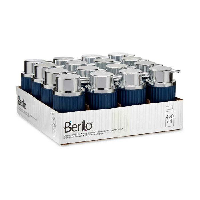 Дозатор за Сапун Berilo 3236-5 3236-5 Син Пластмаса 420 ml 7 x 14,5 x 8,5 cm (16 броя)