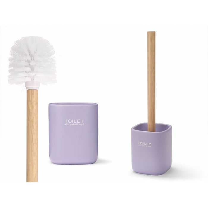 Четка за Баня Berilo Бял Зелен Дървен Полирезин 9,6 x 37 x 9,5 cm (6 броя)