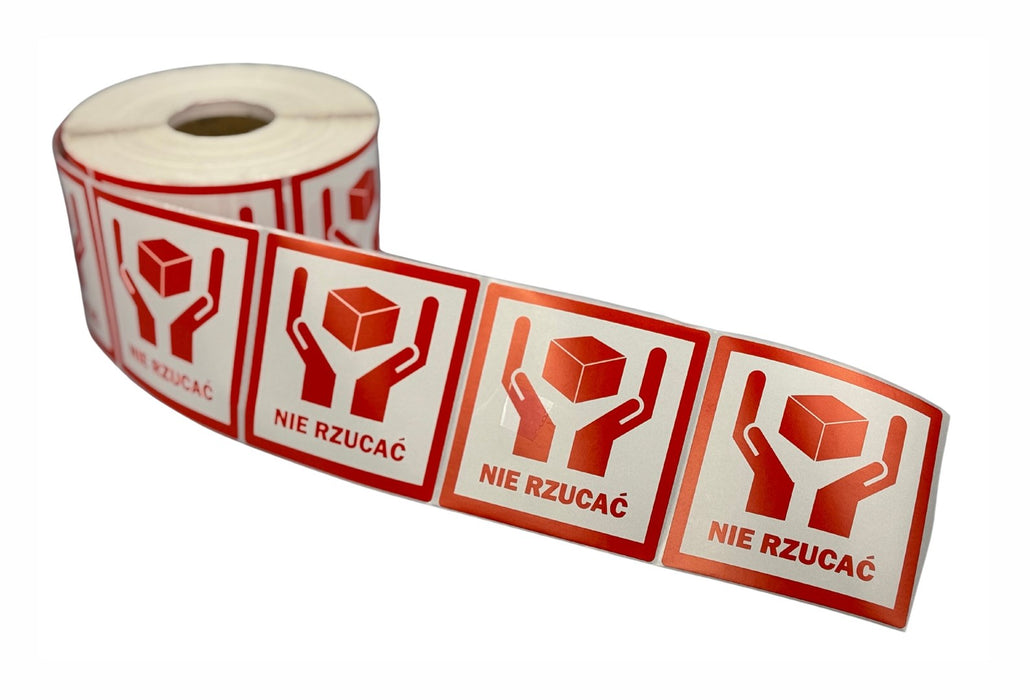 BSTech Self-adhesive label ‘DO NOT THROW’ 80x80 mm 1000 pcs.