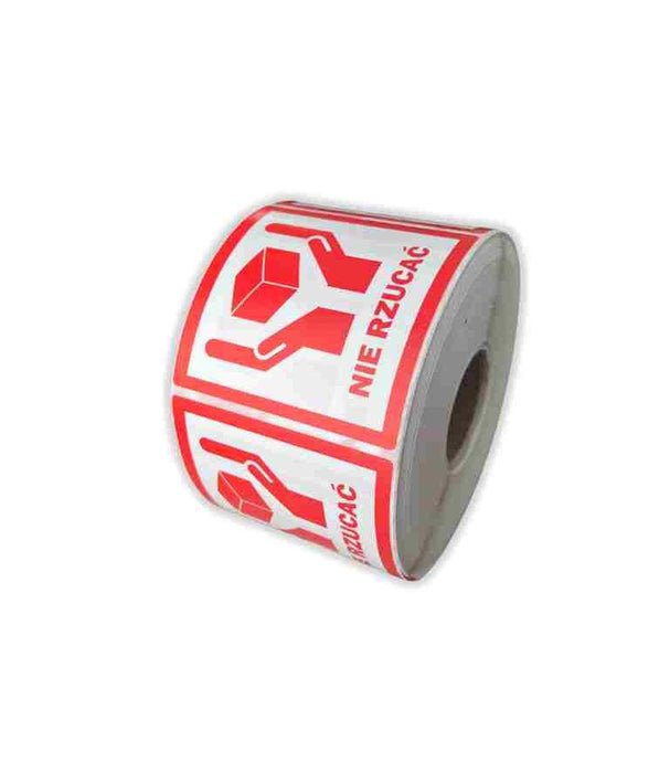 BSTech Self-adhesive label ‘DO NOT THROW’ 80x80 mm 1000 pcs.