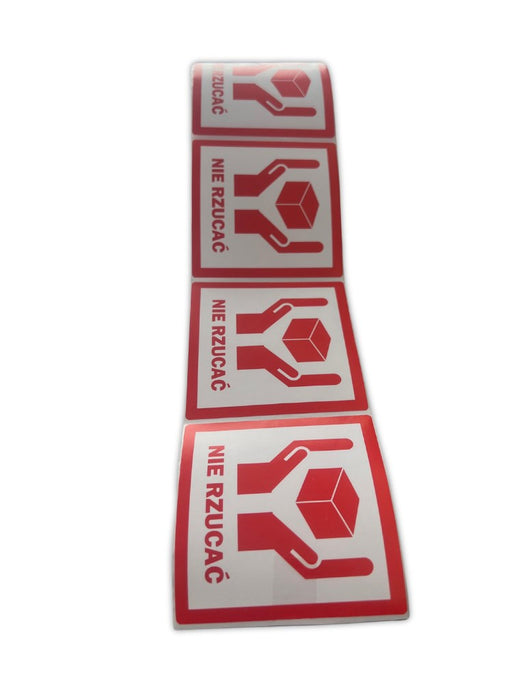 BSTech Self-adhesive label ‘DO NOT THROW’ 80x80 mm 1000 pcs.
