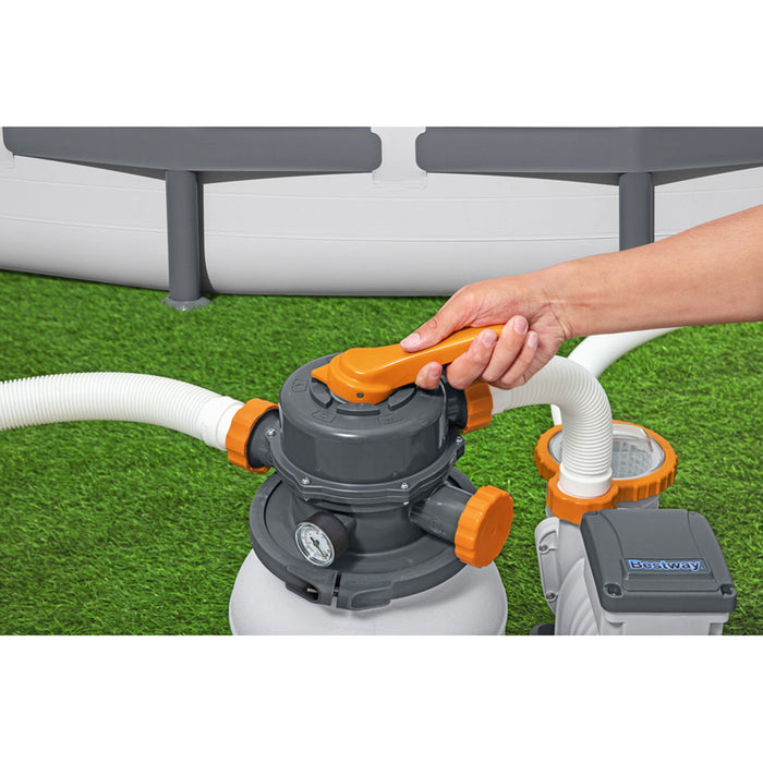 ФИЛТЪРНА ПОМПА ЗА БАСЕЙН 5678L/H С ПЯСЪК BESTWAY 58497