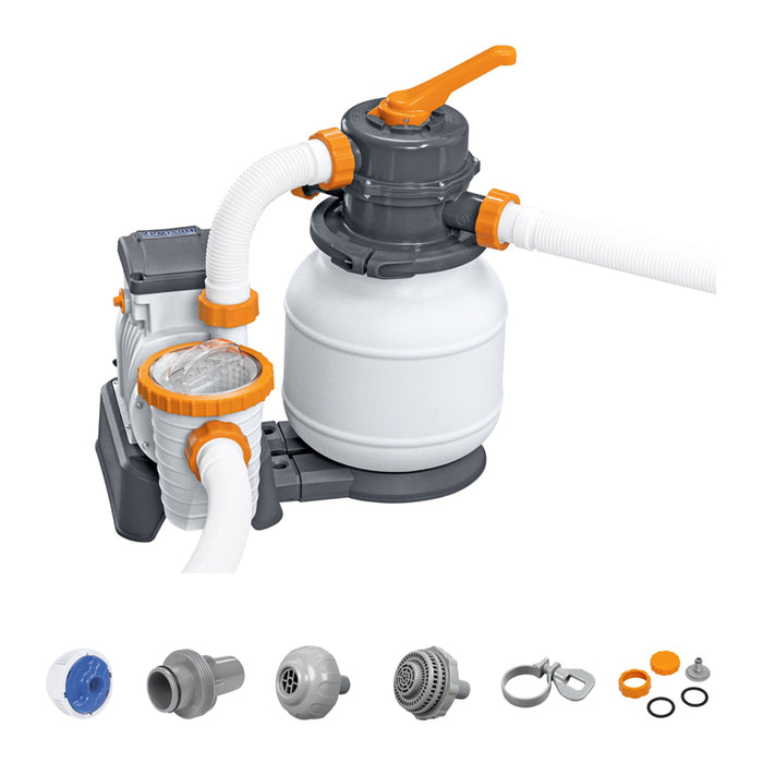 ФИЛТЪРНА ПОМПА ЗА БАСЕЙН 5678L/H С ПЯСЪК BESTWAY 58497