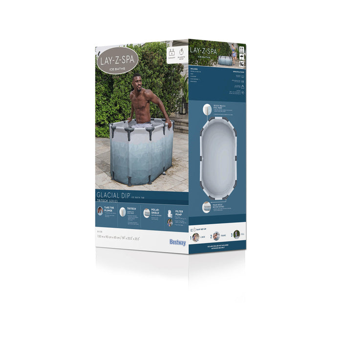 ЛЕДЕНА ВАНА 150X90X65CM ЛЕДЕНА БАНЯ BESTWAY 6002N