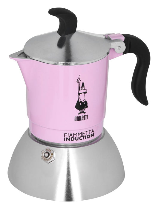 Bialetti 6585 Мока тенджера 0,09 L Черна, Розова, Сребриста
