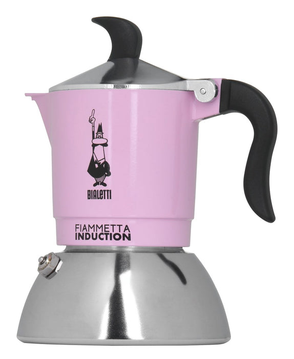 Bialetti 6585 Мока тенджера 0,09 L Черна, Розова, Сребриста