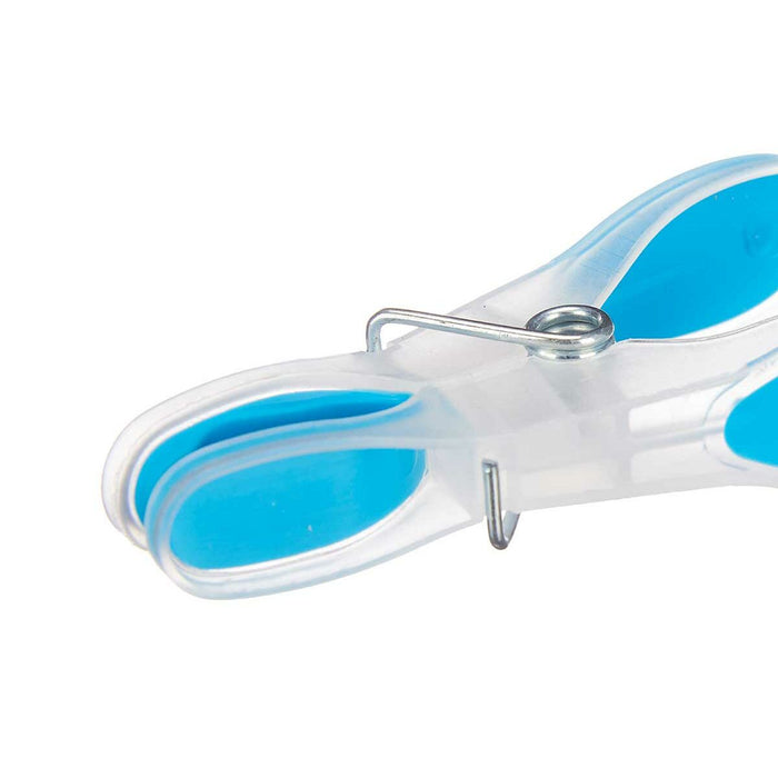 Щипки за Дрехите Многоцветен Метал Силикон Пластмаса 8,3 x 3,5 cm (12 броя)