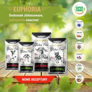 BIOFEED Euphoria Gluten Free Junior small & medium Lamb - суха храна за кучета - 12 кг