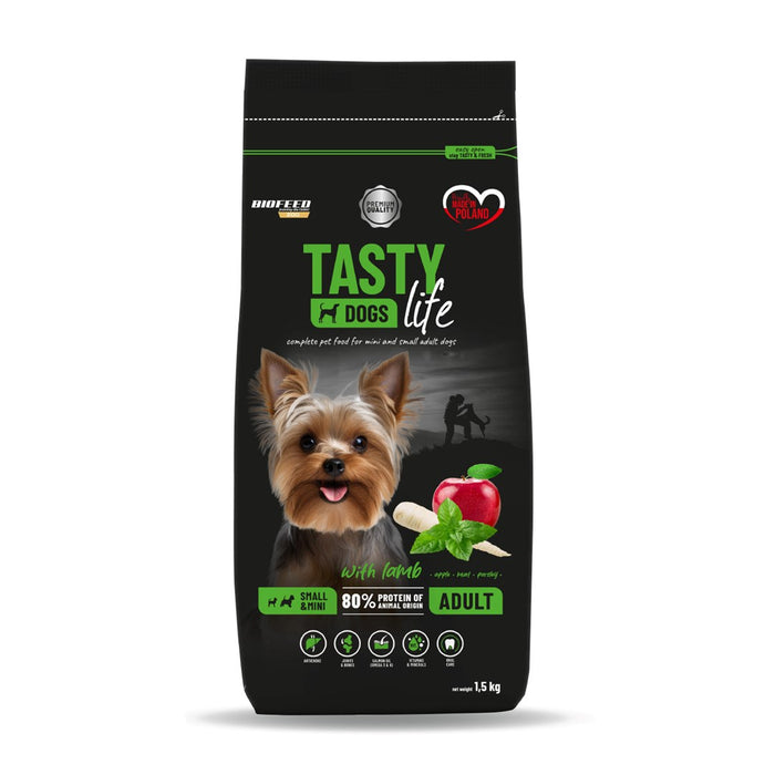 BIOFEED Tasty Life Adult Small Lamb - суха храна за кучета - 1,5 кг