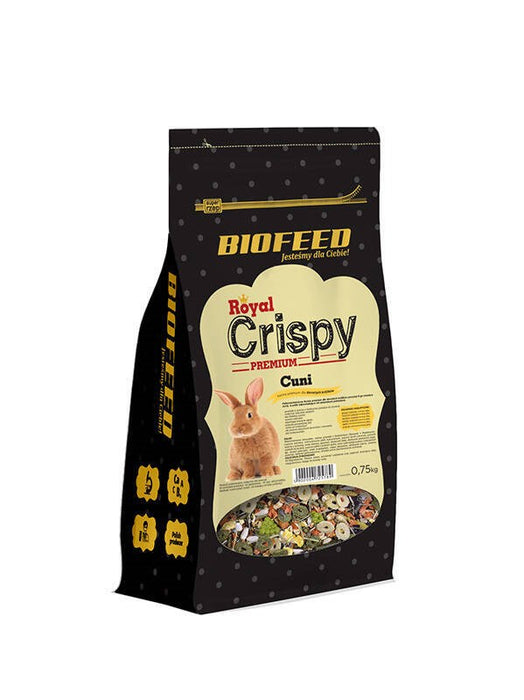 BIOFEED Royal Crispy Premium Cuni - храна за зайци - 750гр
