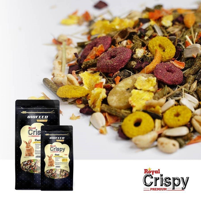 BIOFEED Royal Crispy Premium Cuni - храна за зайци - 750гр