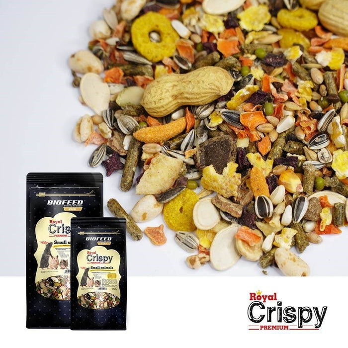 BIOFEED Royal Crispy Premium Small Animals - храна за гризачи - 750гр