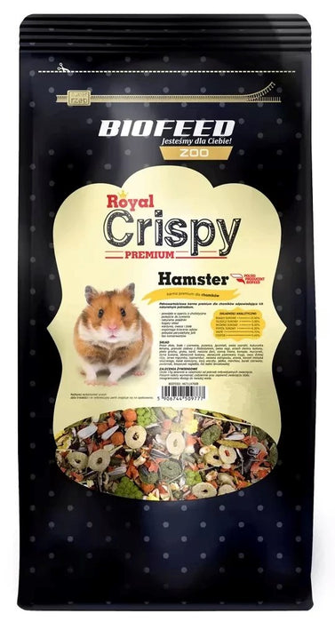 BIOFEED Royal Crispy Premium Hamster - храна за хамстери - 750гр