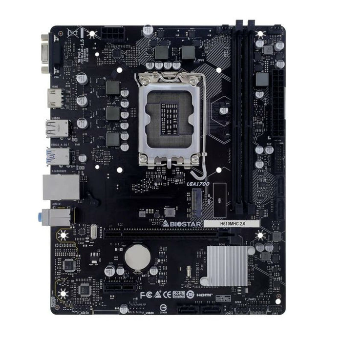 Дънна платка Biostar H610MHC 2.0 H610 LGA 1700