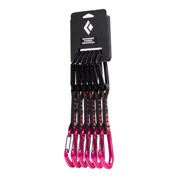 Black Diamond Hotforge Hybrid Quickpk Заключващ карабинер D-shaped Pink 6 бр.