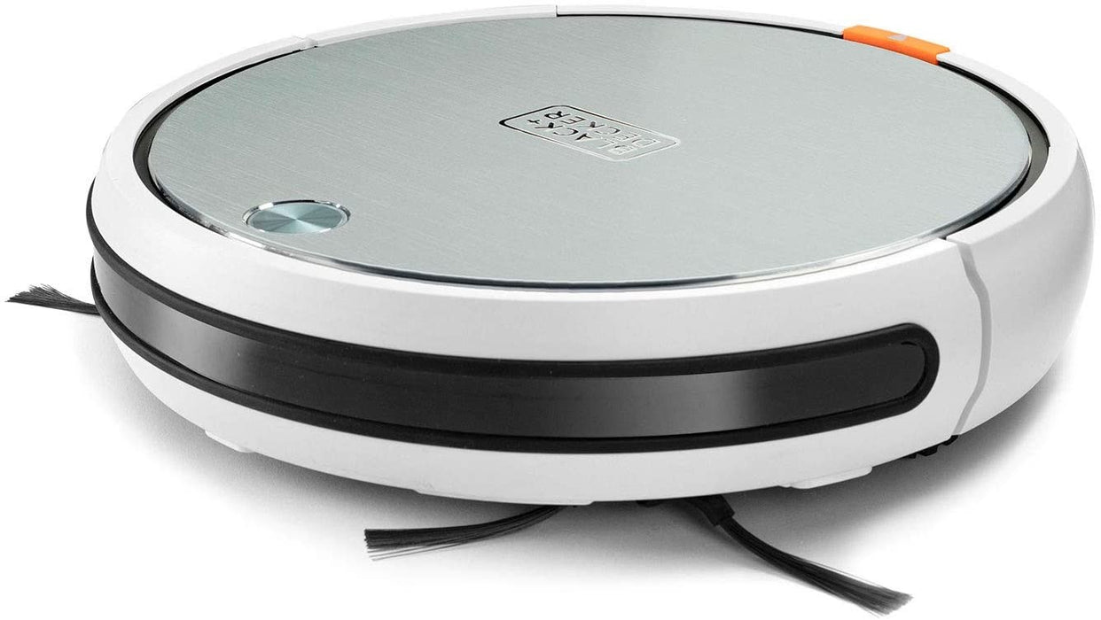 Прахосмукачка робот Black+Decker BXRV500E (сребристо-бяла)