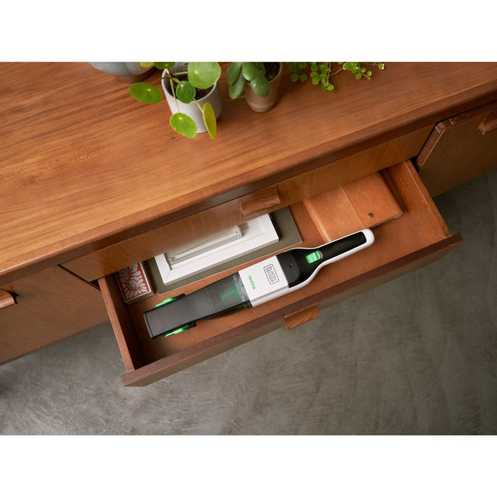 Ръчна прахосмукачка Black & Decker REVHV8C-QW черна, бяла без торба