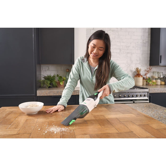 Ръчна прахосмукачка Black & Decker REVHV8C-QW черна, бяла без торба