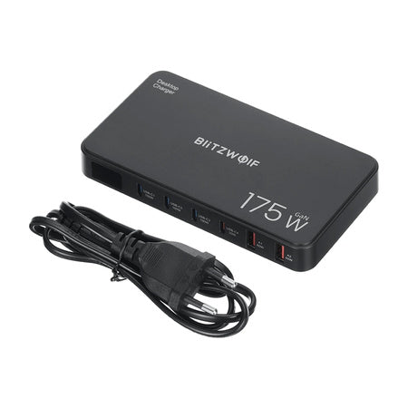 Blitzwolf BW-S30 Зарядна станция 6 в 1 4xUSB-C + 2xUSB 175W