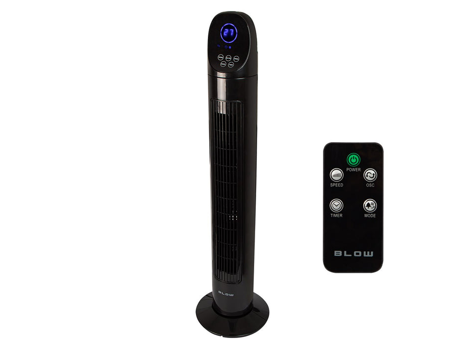 Колонен вентилатор 90W LCD + дистанционно