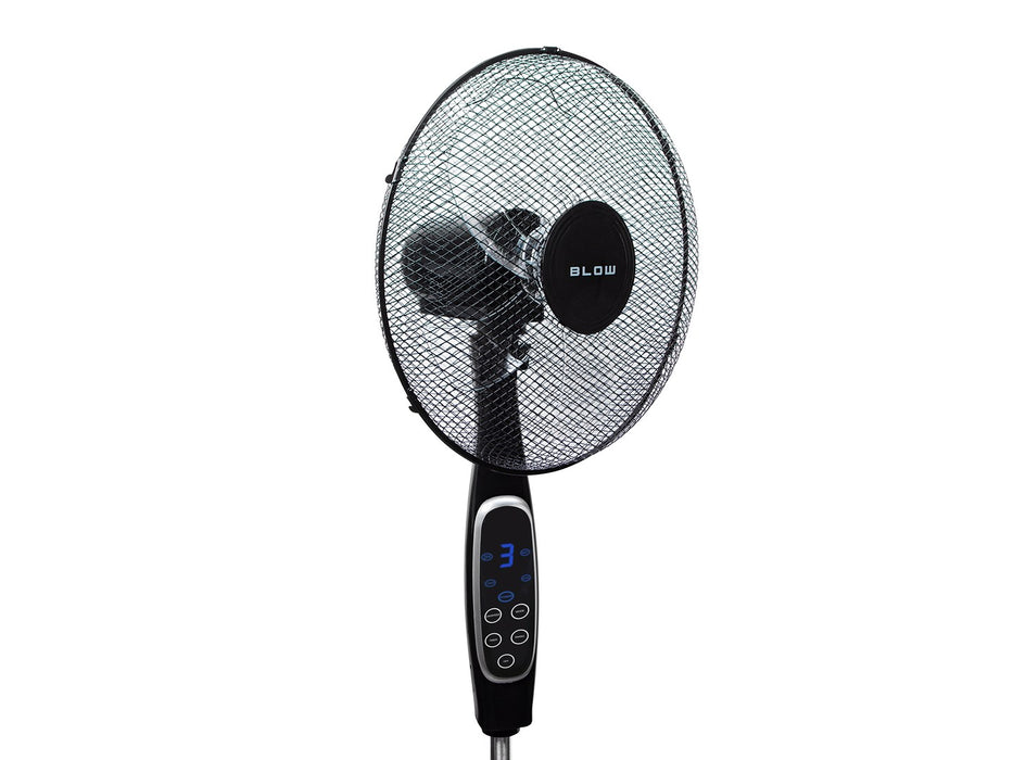 Стоящ вентилатор 16" 60W LCD + дистанционно управление