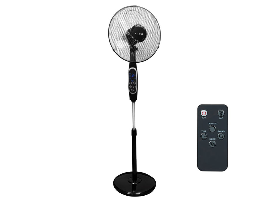 Стоящ вентилатор 16" 60W LCD + дистанционно управление