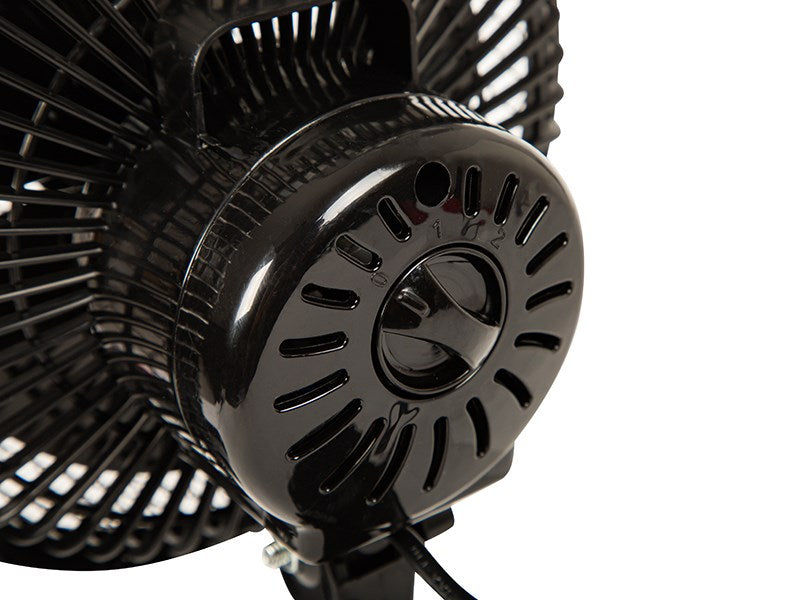 Настолен вентилатор 6"/15см щипка 25W 2в1 ЧЕРЕН