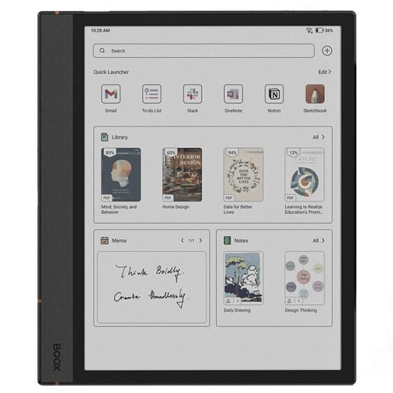 Графичен таблет BOOX Note Air4 C, 10.3“, 6 GB RAM, 64 GB, Android 13, Черен