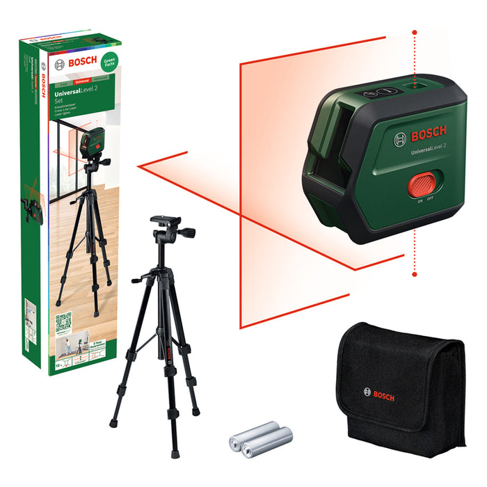 ЛАЗЕРЕН НИВЕЛИР BOSCH UNIVERSAL LEVEL 2