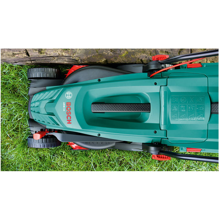 ЕЛЕКТРИЧЕСКА КОСАЧКА BOSCH ARM 34 1300 W, ШИРИНА НА КОСЕНЕ 34.00 см