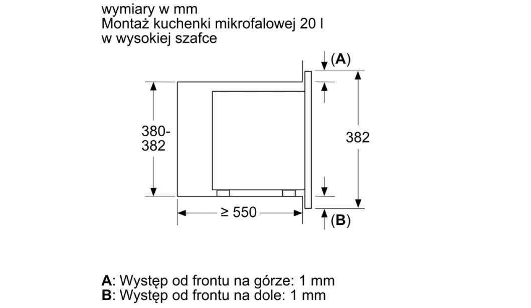 Микровълнова фурна за вграждане Bosch BEL623MB3