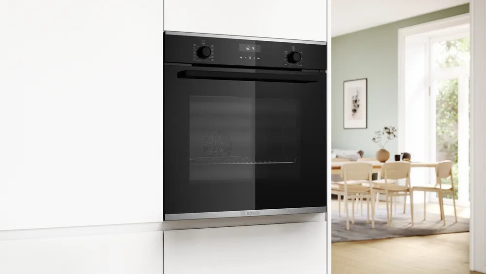 Bosch HBG237BB3, SER6, Oven A+, ecoClean back+Hydro, 7 HM, AutoPilot 10, Half Tray, SoftClose&SoftOpen, черен