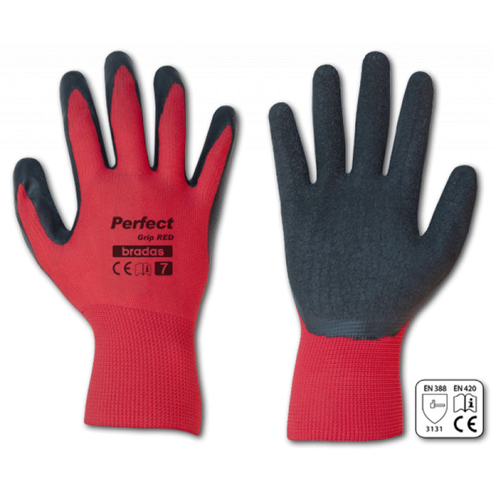 РЪКАВИЦИ РАЗМЕР: 7 BRADAS PERFECT GRIP RED