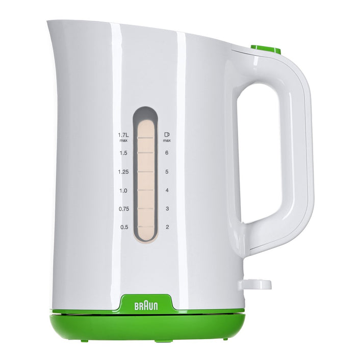 Електрическа кана Braun WK 1100 1.7 L 2200 W Зелена, Бяла