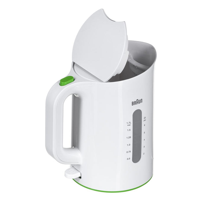 Електрическа кана Braun WK 1100 1.7 L 2200 W Зелена, Бяла