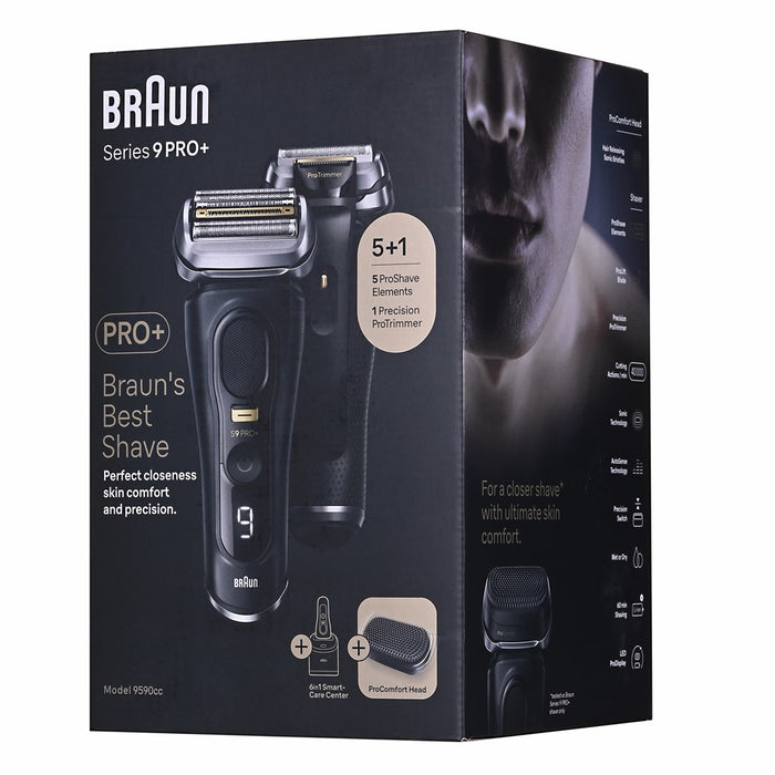 Braun Series 9 Pro+ 9590cc Wet & Dry Foil самобръсначка Тример черен