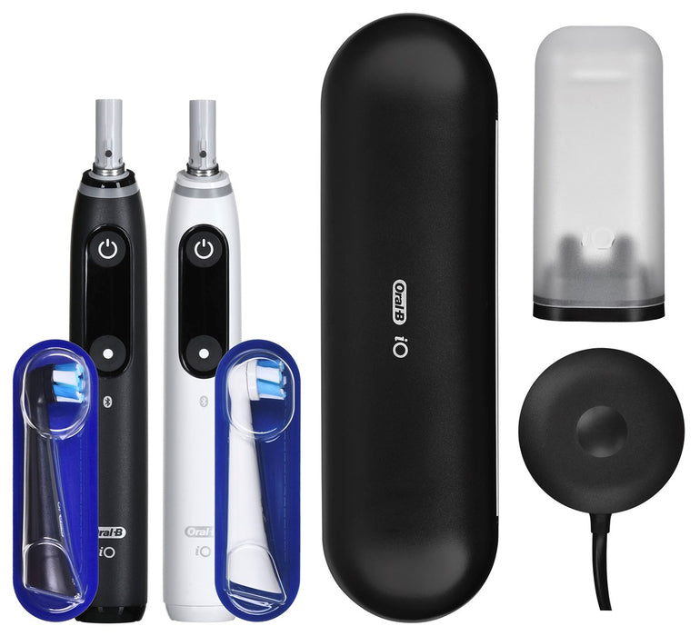 Електрическа четка за зъби Braun Oral-B iO7 DuoPack Black + White