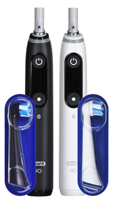Електрическа четка за зъби Braun Oral-B iO7 DuoPack Black + White