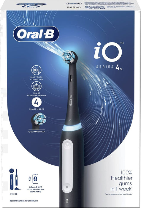 Oral-B iO4s Matt Black electric toothbrush