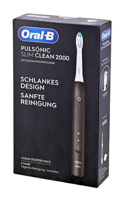 Oral-B Pulsonic Slim Clean 2000 звукова четка за зъби Черна