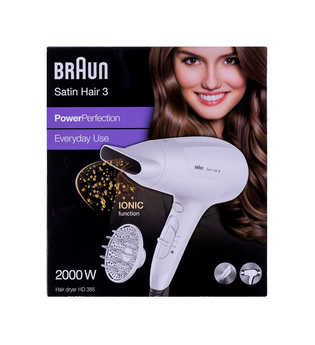 Сешоар Braun Satin Hair 3 HD 385 2000 W Бял