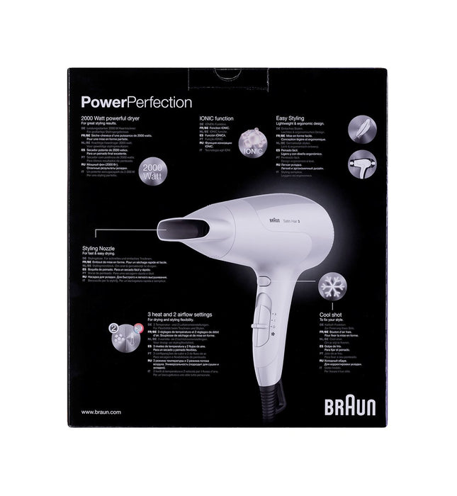 Сешоар Braun Satin Hair 3 HD 385 2000 W Бял