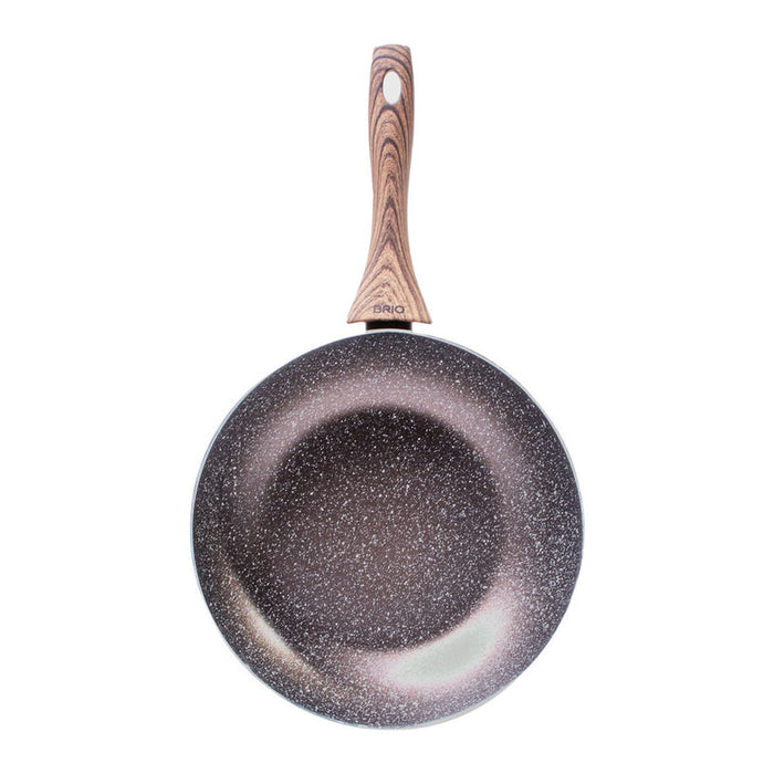 ТИГАН WOK 28CM BRIO MOCCA MARBLE