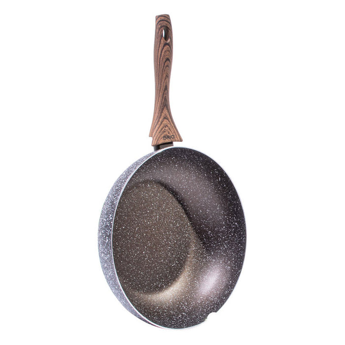 ТИГАН WOK 28CM BRIO MOCCA MARBLE