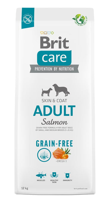 BRIT Care Adult Salmon - суха храна за кучета - 12 кг