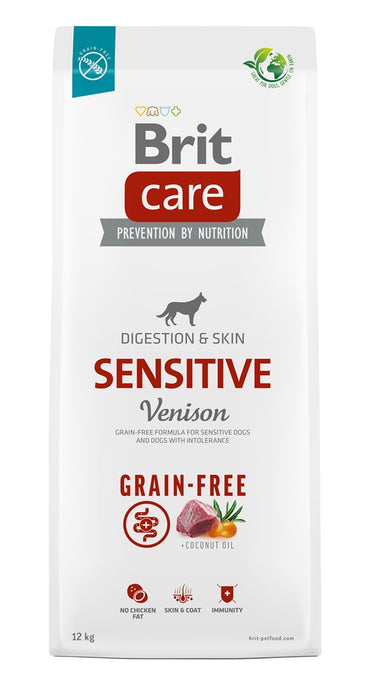BRIT Care Sensitive Venison - суха храна за кучета - 12 кг