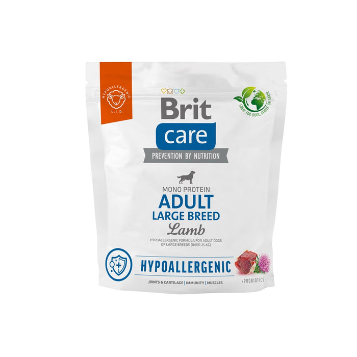 BRIT Care Hypoallergenic Adult Large Breed Lamb - суха храна за кучета - 1 кг